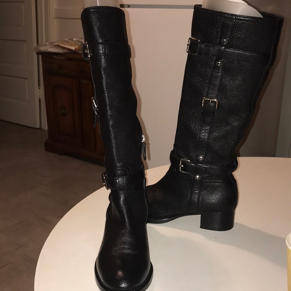 PRADA  The Car Shoe Knee High Boots
